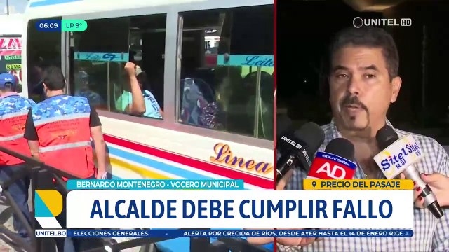 Santa Cruz de la Sierra: Alcaldía anuncia que dará cumplimiento a fallo que autoriza incremento del pasaje