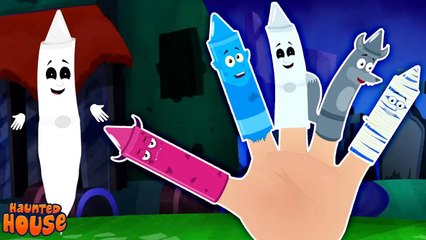 Crayons Finger Family, Halloween Nursery Rhymes & Spooky Videos for Kids