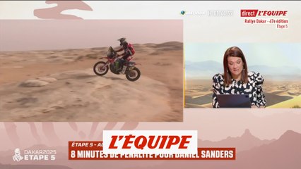 8 minutes de penalité pour le leader Daniel Sanders - Moto - Rallye - Dakar 2025