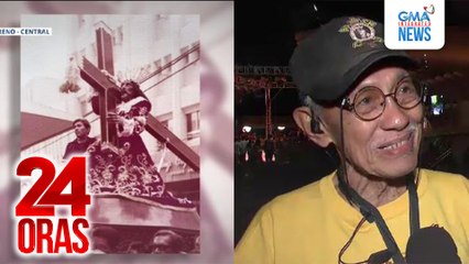 Pinakamatandang Hijos del Nazareno na si “Lolo Boy”, sumasama pa rin sa Traslacion sa edad na 78 | 24 Oras