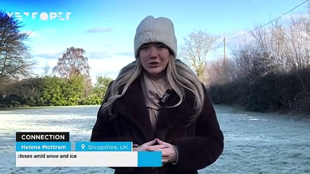 UK Snow: Manchester Airport closes amid snow and ice warnings as -20°C is forecast