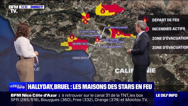 Beverly Hills, Venice Beach… Plusieurs lieux mythiques sont en flammes ou menacés par le violent incendie qui touche la zone de Los Angeles