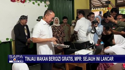 Tinjau Makan Bergizi Gratis 'Prabowo-Gibran' di Bogor, Wakil Ketua MPR: Sejauh Ini Lancar