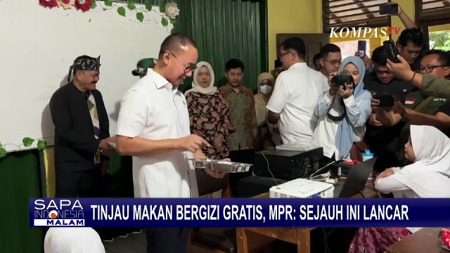 Tinjau Makan Bergizi Gratis 'Prabowo-Gibran' di Bogor, Wakil Ketua MPR: Sejauh Ini Lancar