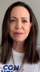 Corina Machado anima a Venezuela a protestar antes de la toma de posesión de Maduro