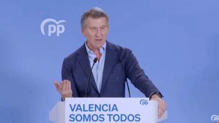 Feijóo exige a Sánchez que visite las zonas asoladas por la Dana tras huir de Paiporta