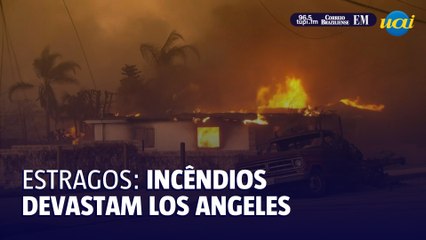 Veja os estragos causados pelos incêndios em Los Angeles