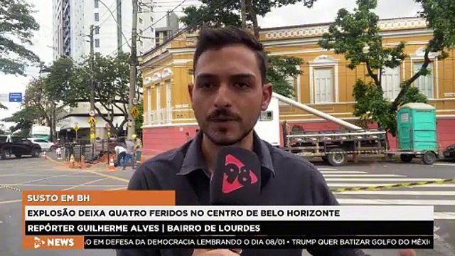 CENTRAL 98 | Explosões no centro de BH deixam quatro feridos
