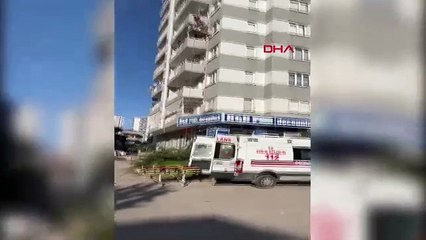 Asansör düştü,  güvenlik halatıyla ölümden döndü