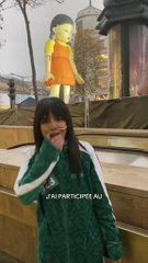 Squid Game aux Champs-Élysées