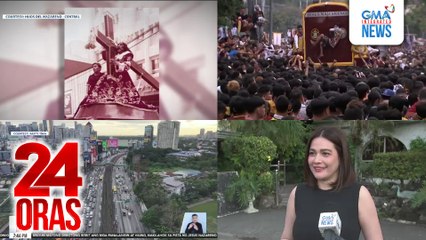 24 Oras: (Part 3) Kasaysayan ng pista ng Jesus Nazareno; debosyong ipinakita ng ilan via online; reaksyon ng mga commuter at motorista sa planong rehabilitasyon ng EDSA; goals ni Bea Alonzo this 2025, atbp.