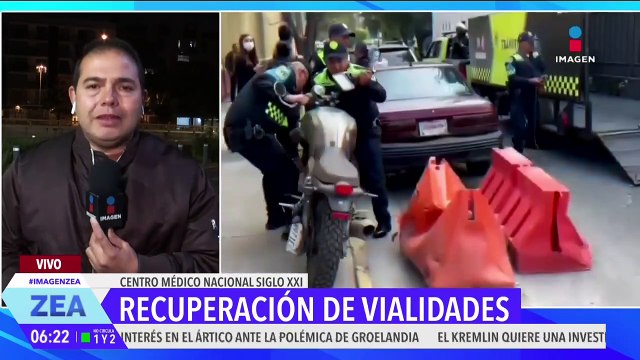 Elementos de la SSC CDMX recuperan vialidades