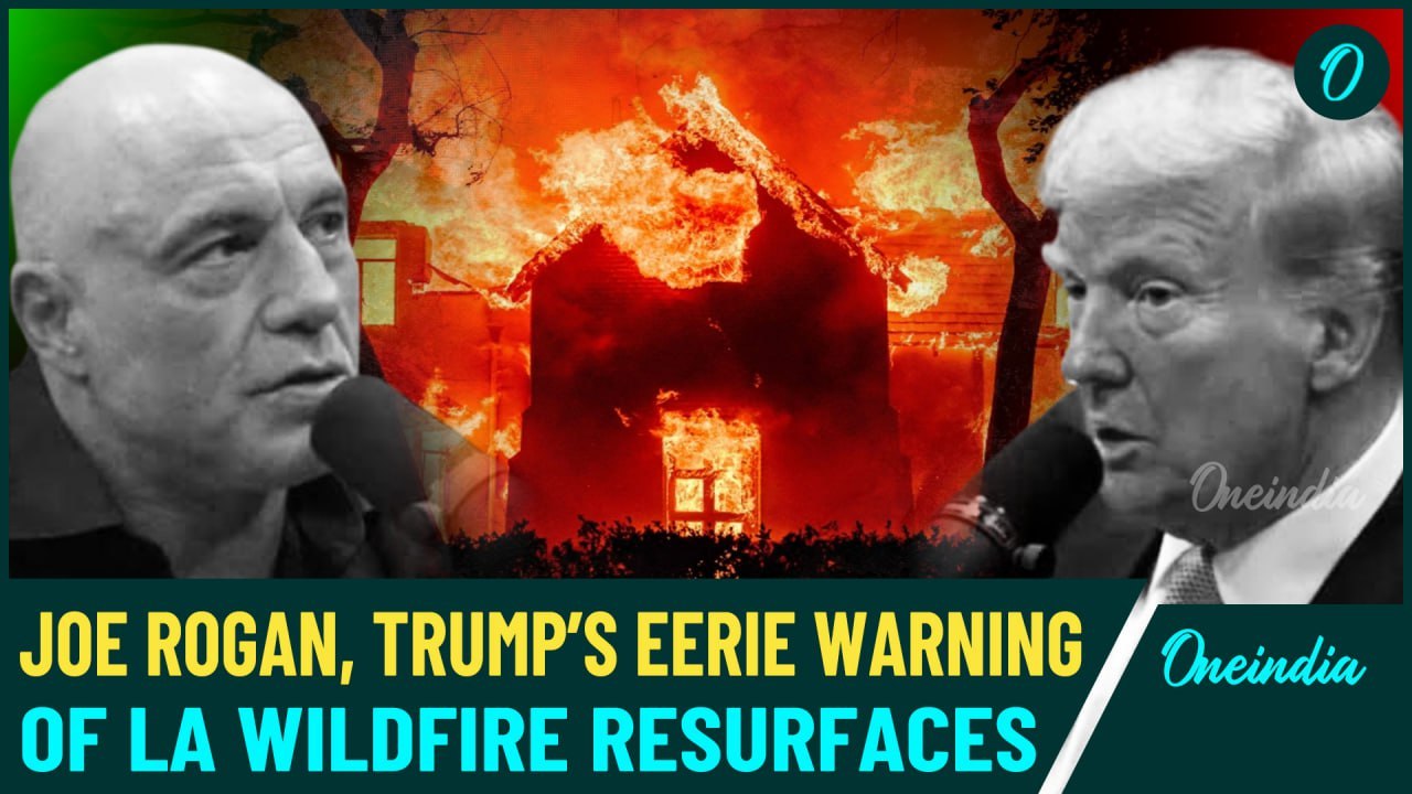 Joe Rogan, Trump Predicted Los Angeles Palisades Fires? Podcast Video Goes Viral Amid Deadly Fires