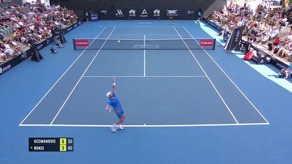 Adélaïde : Bonzi Impuissant face à Kecmanovic en Quarts de Finale 🎾