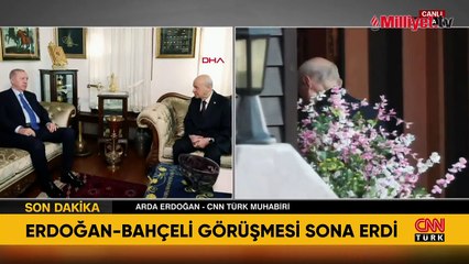 Cumhurbaşkanı Erdoğan, Bahçeli ile görüştü