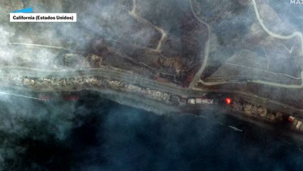 Así se ven las consecuencias de los incendios en California