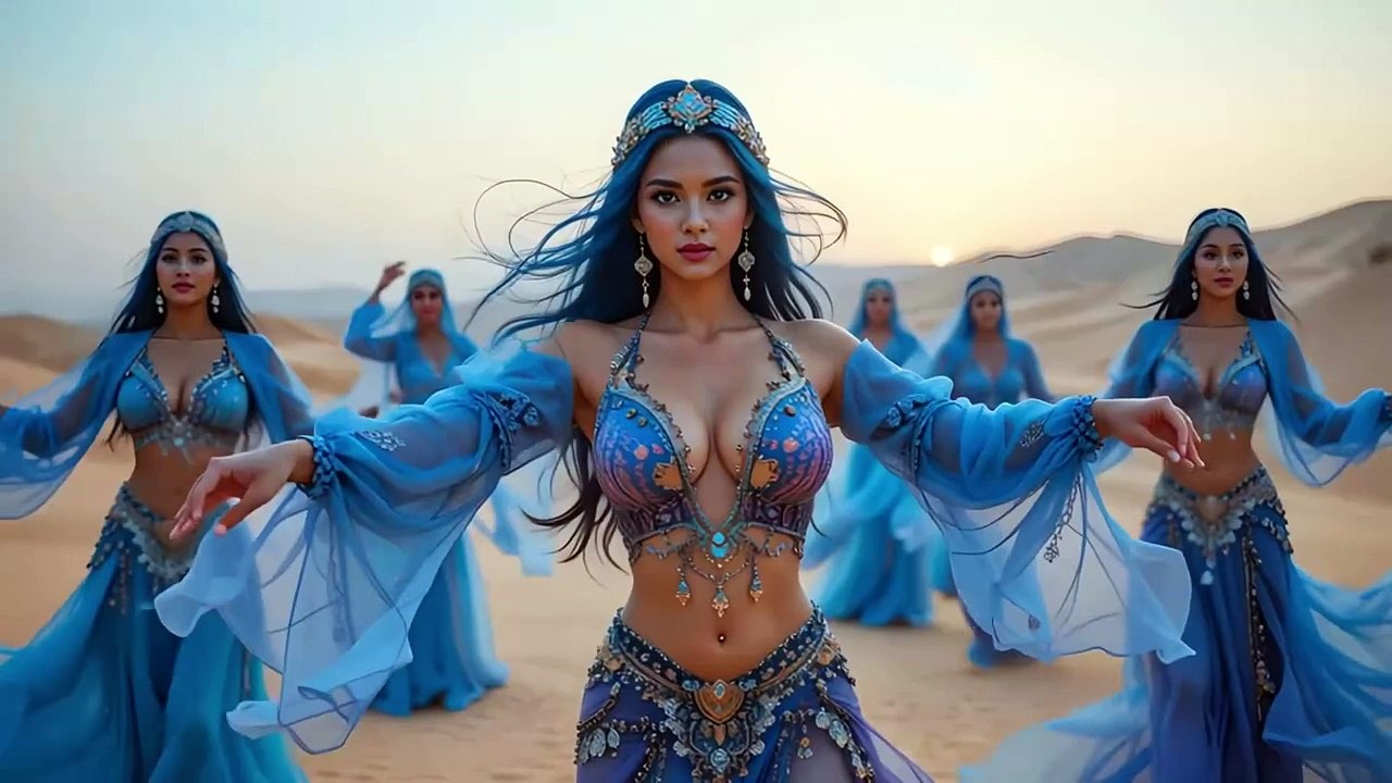 Belly Dance Performance to a Mesmerizing Arabic Song _ A Dance of Love & Passion