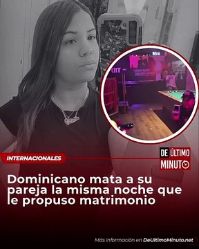 VIDEO: Le quitó la vida a su pareja, un día después de haberle pedido matrimonio