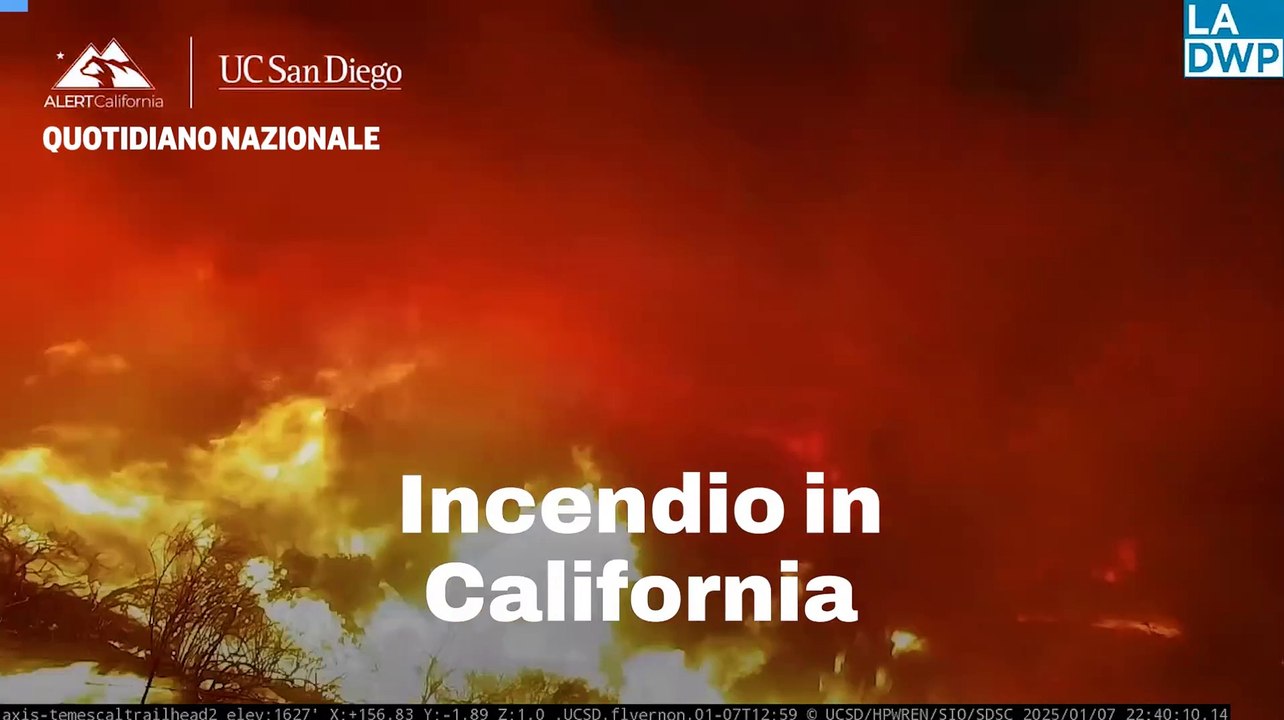 Incendio in California