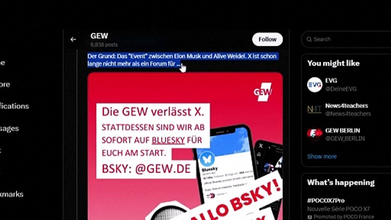 Immer mehr Institutionen verlassen den Kurznachrichtendienst X