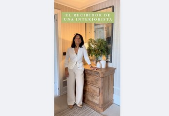 El recibidor de una interiorista (Natalia Zubizarreta)