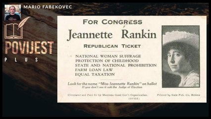 Jeannette Rankin – pacifistica u telefonskoj govornici