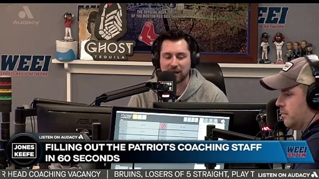 Jones & Keefe: Jones fills out the Patriots' coaching staff in 60 seconds