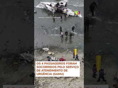 Novas imagens mostram operação de resgate de vítimas de avião que caiu em Ubatuba (SP) #shorts