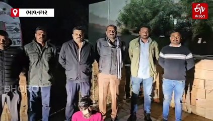 ભાવનગરમાં ટેન્કરમાં બહાર લખ્યું 'એર પ્રોડક્ટ' અંદરથી નીકળી નશાની પ્રોડક્ટ, LCBએ લાખોનો દારૂ ઝડપ્યો