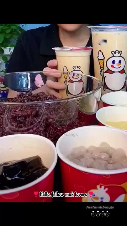#101 Desserts Mukbang ASMR || Milk tea Purple rice Po...#asmr #mukbang #dessert #milktea #purplerice