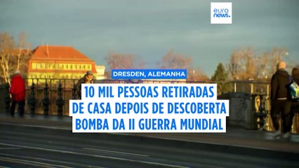 Milhares de pessoas retiradas de Dresden depois de encontrada bomba da Segunda Guerra Mundial durante demolição de uma ponte