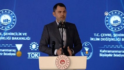 Çevre, Şehircilik ve İklim Değişikliği Bakanı Kurum, Kahramanmaraş’ta açıklamalarda bulundu