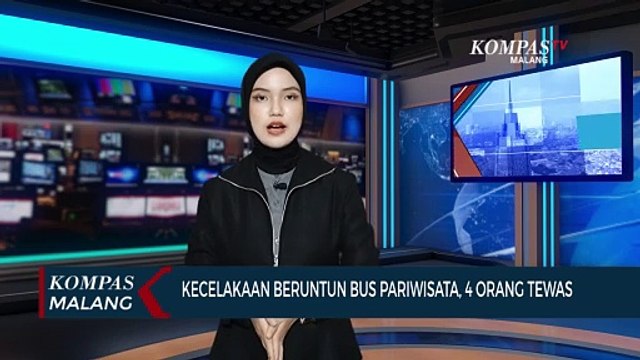 Kecelakaan Beruntun Bus Pariwisata di Kota Batu, 4 Orang Meninggal Dunia