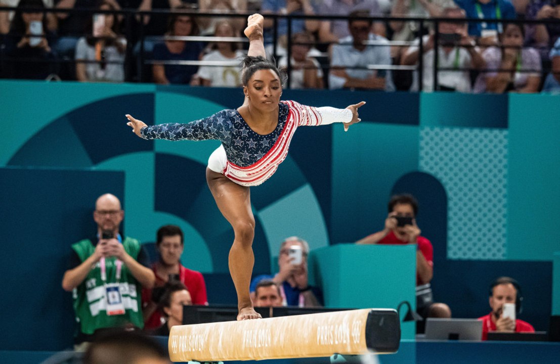 Simone Biles "never imagined" that she'd win medals when she started doing gymnastics