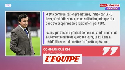 L'OM incrimine Lens pour l'échec du prêt de Pau Lopez - Foot - Transferts