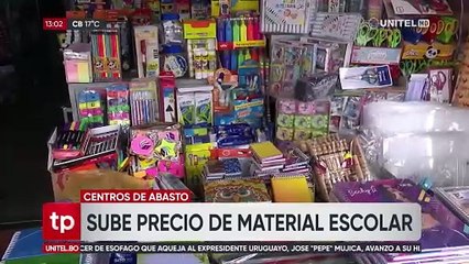 A poco del inicio de clases, sube el precio del material escolar y uniformes en mercados de Cochabamba