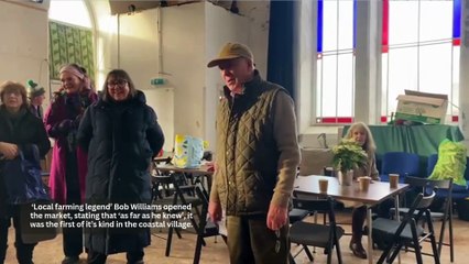 First ever Borth Farmers' Market takes place to baa-ing success
