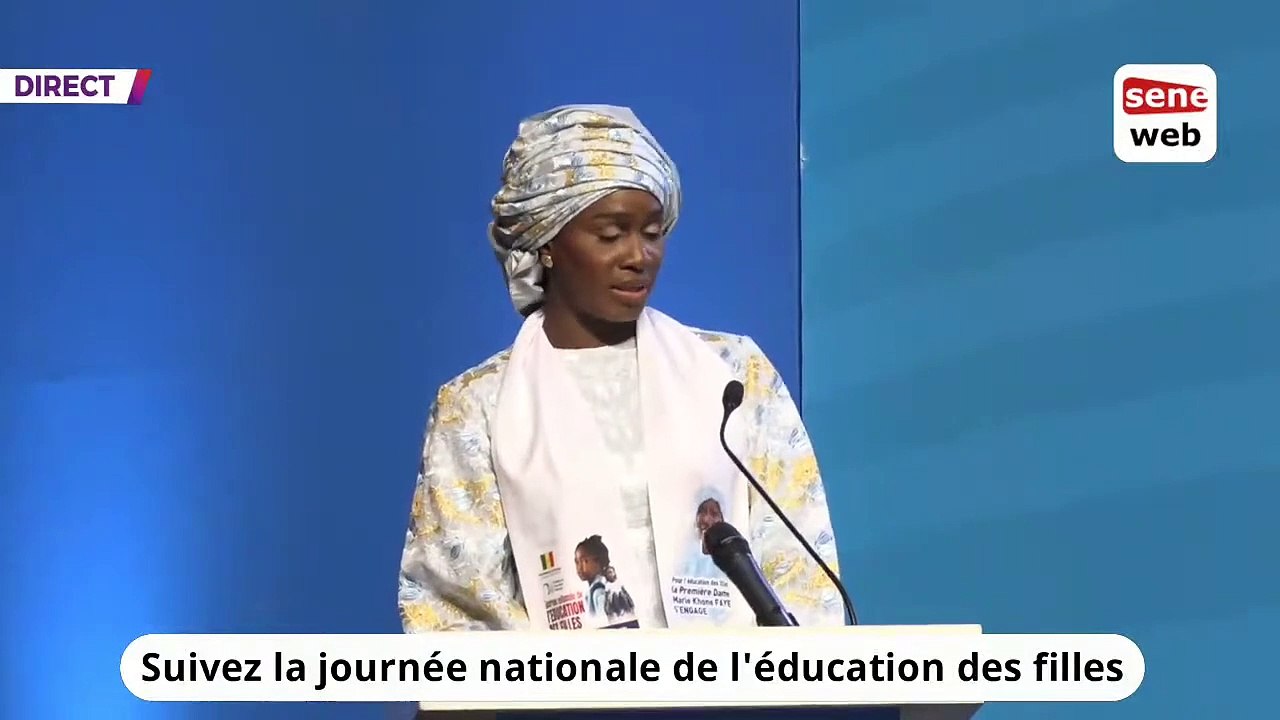 Le discours plein de sens de la 1ère dame, Marie Khone Faye...