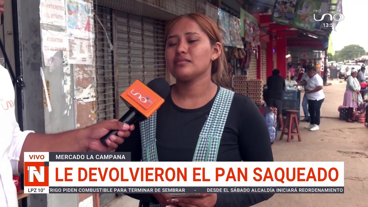 SCZ: DEVUELVEN EL PAN SAQUEADO