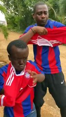 change into football t-shirt and go out to eat