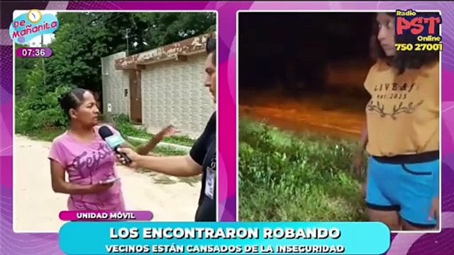 VECINOS DEL KILÓMETRO 15 CAPTURAN A PRESUNTO LADRÓN Y EXIGEN JUSTICIA POR REITERADOS DELITOS 
