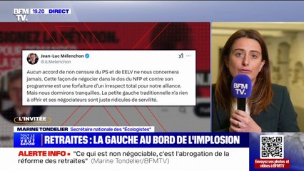 "Je défends les Françaises et les Français les plus vulnérables qui n'ont pas le luxe d'attendre le Grand Soir": Marine Tondelier (les Écologistes) répond à Jean-Luc Mélenchon