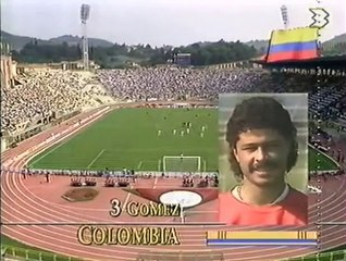 Copa do Mundo 1990 Iugoslávia x Colômbia (Grupo D) com Jota Jr. (Band)