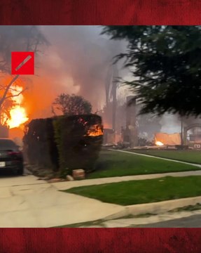 Comunidades enteras son arrasadas por voraces incendios que acechan Los Ángeles