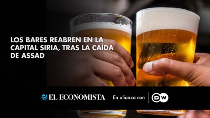 Los bares reabren en la capital siria, tras la caída de Assad 