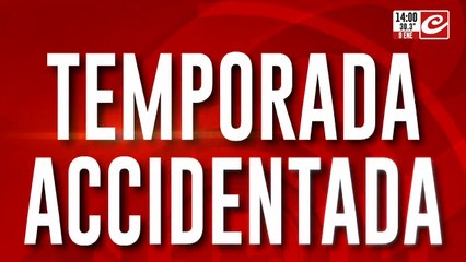 Otro choque en la costa: autoa toda velocidad chocó a camioneta