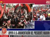 Militantes del partido Tupamaro se movilizan en Caracas en respaldo al Pdte. Nicolás Maduro
