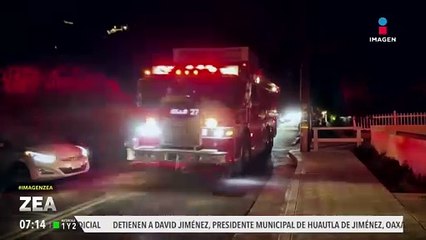 Lujoso suburbio de Los Ángeles, California, se convierte en un infierno