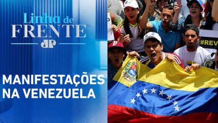 Oposição vai às ruas contra a posse de Nicolás Maduro | LINHA DE FRENTE