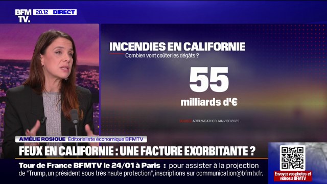 Incendies à Los Angeles: le coût des dégâts estimé à 55 milliards d'euros